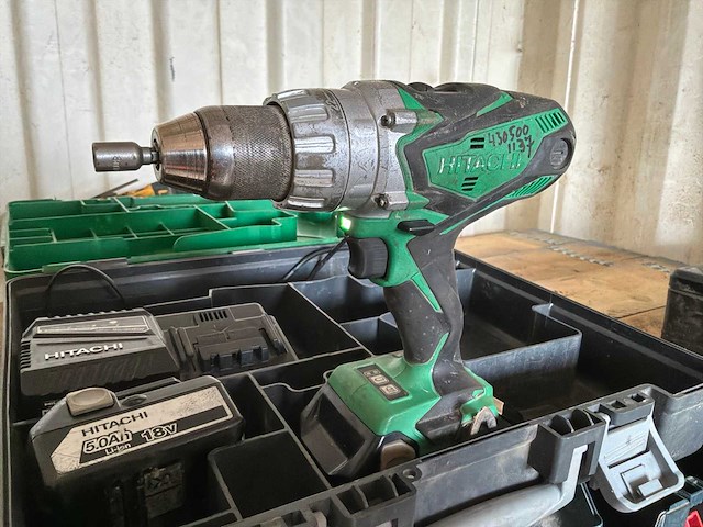 2014 hitachi ds18dsl boormachine - afbeelding 1 van  5