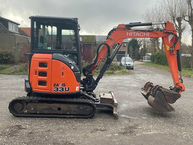 2014 hitachi zx 33u-5a clr minigraafmachine - afbeelding 19 van  23