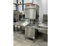 2014 hobart baraid 900-10n vaatwasmachine met aan en afvoertafel - afbeelding 9 van  10
