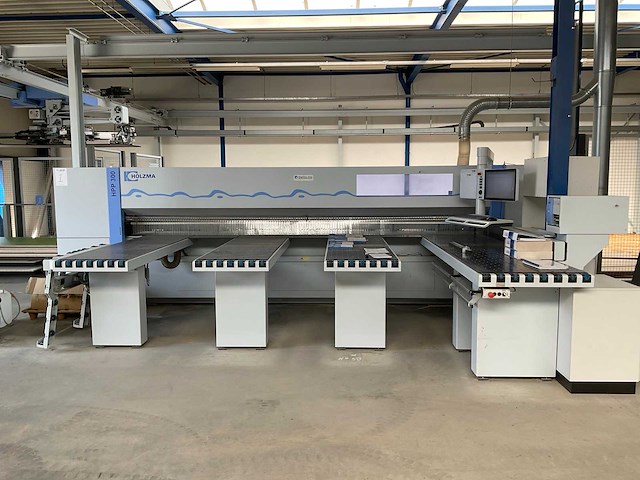 2014 holzma optimat hpp 300/43/43 cnc platen opdeelzaagmachine - afbeelding 1 van  23