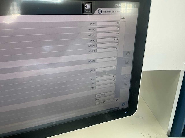 2014 holzma optimat hpp 300/43/43 cnc platen opdeelzaagmachine - afbeelding 18 van  23