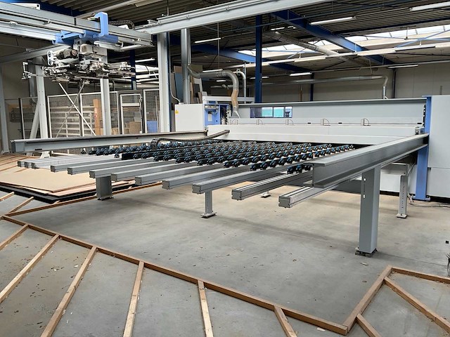 2014 holzma optimat hpp 300/43/43 cnc platen opdeelzaagmachine - afbeelding 22 van  23