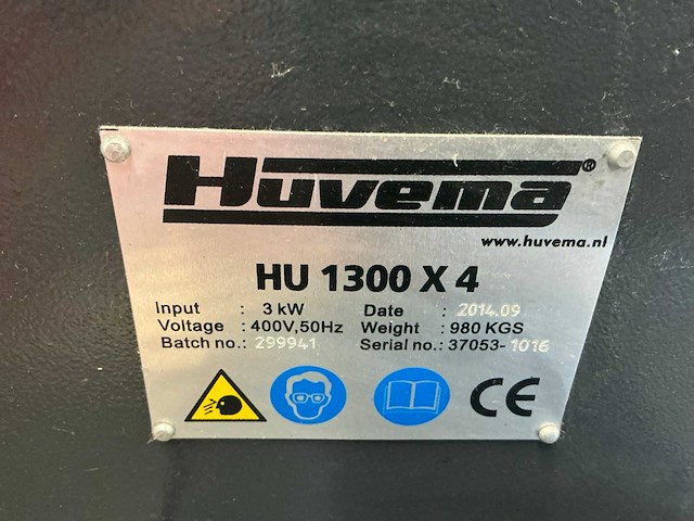 2014 huvema hu 1300x4 plaatschaar - afbeelding 4 van  13