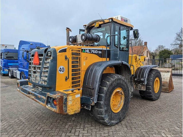 2014 hyundai hl760-9a 4x4 shovel - afbeelding 32 van  35