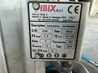 2014 ibix 9 mobiele zandstraler / drukstraalunit, 9 liter, 9 bar - afbeelding 15 van  16