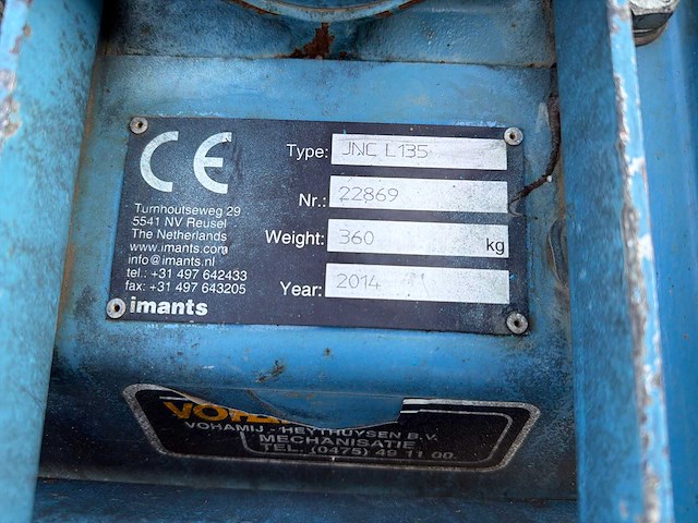 2014 imants jnc l135 grondfrees - afbeelding 3 van  11