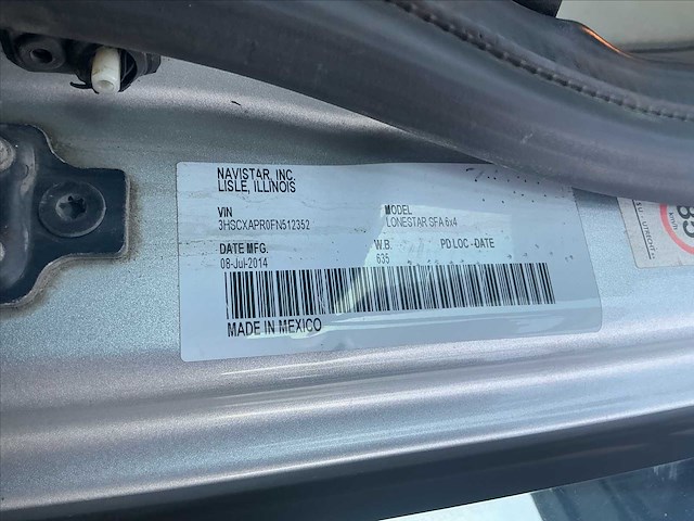 2014 international lonestar sfa 6x4 truck euro 6 - afbeelding 38 van  66