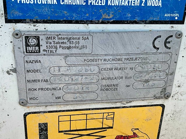 2014 iteco it 10090 schaarhoogwerker - afbeelding 10 van  10