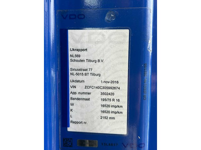 2014 iveco daily 40c-170 bedrijfswagen - afbeelding 9 van  22