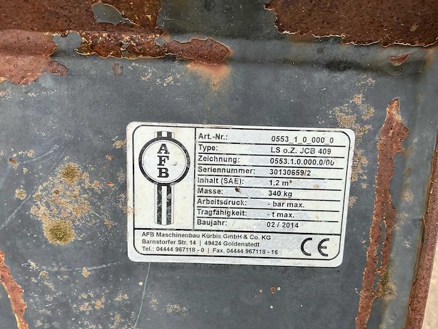 2014 jcb 409 shovel - afbeelding 5 van  25