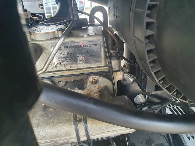 2014 jcb g90qx stroomgenerator 80kva - afbeelding 15 van  16