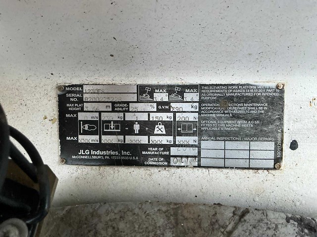 2014 jlg 1230es hoogwerker - afbeelding 19 van  26
