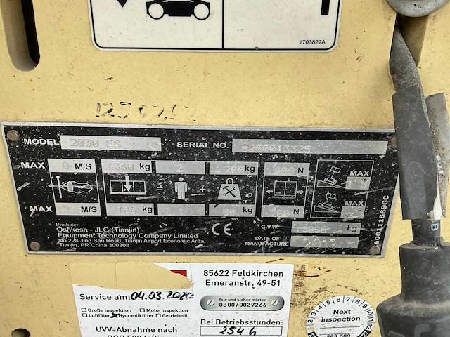 2014 jlg 2030es hoogwerker - afbeelding 16 van  23