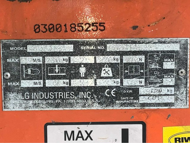 2014 jlg 460sj hoogwerker 4x4 - afbeelding 39 van  44