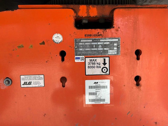 2014 jlg 460sj hoogwerker 4x4 - afbeelding 35 van  37