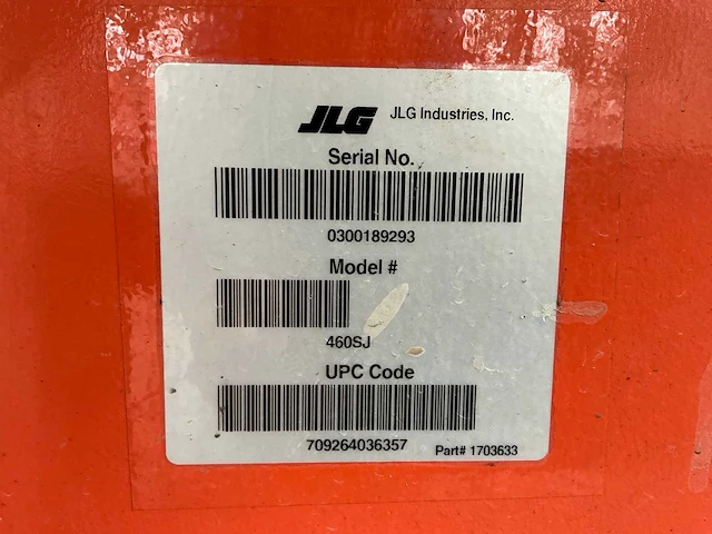 2014 jlg 460sj hoogwerker - afbeelding 30 van  35