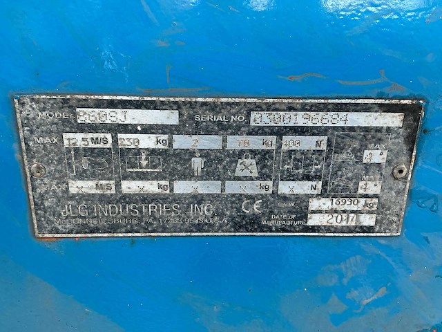 2014 jlg 860sj hoogwerker - afbeelding 8 van  42