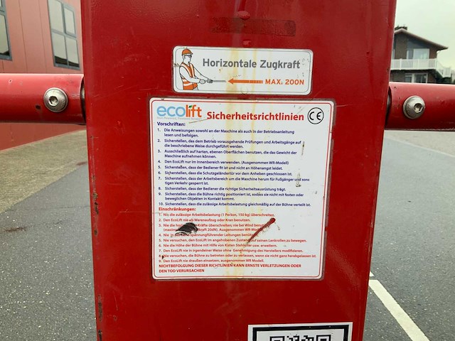 2014 jlg ecolift hoogwerker - afbeelding 4 van  16