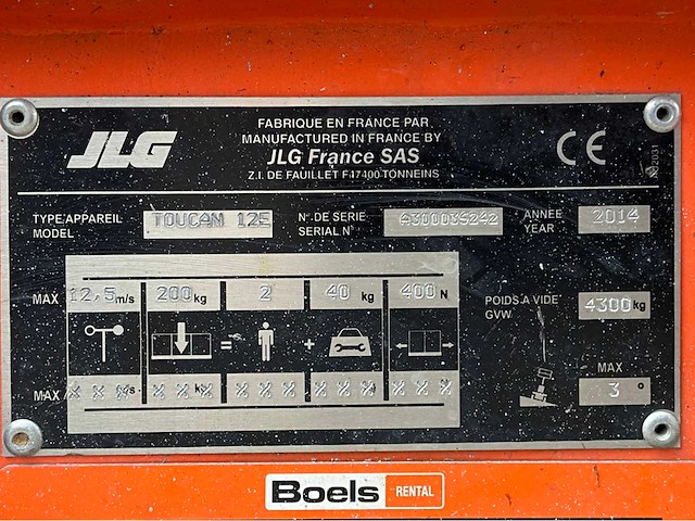 2014 jlg toucan 12e personenlift - afbeelding 25 van  31