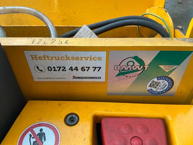 2014 jungheinrich eje116 elektrische palletwagen - afbeelding 9 van  10