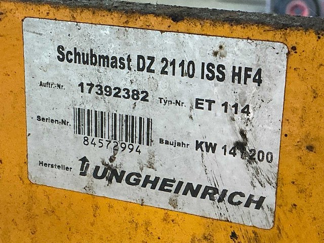 2014 jungheinrich etv116 reach truck - afbeelding 2 van  9