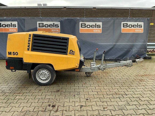 2014 kaeser m50 pe luchtcompressor aanhangwagen - afbeelding 20 van  25