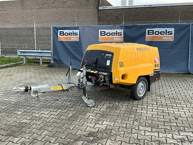 2014 kaeser m50pe luchtcompressor aanhangwagen - afbeelding 1 van  26
