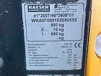 2014 kaeser m50pe luchtcompressor aanhangwagen - afbeelding 19 van  26