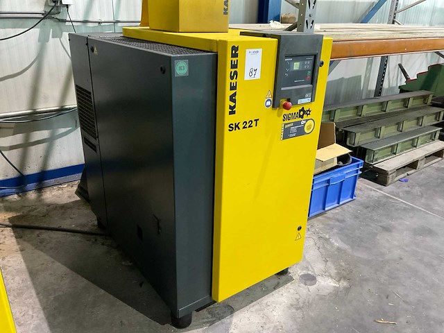 2014 kaeser sk22t schroefcompressor - afbeelding 1 van  5