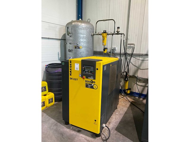2014 kaeser sk22t schroefcompressor - afbeelding 2 van  9
