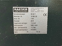 2014 kaeser sk22t schroefcompressor - afbeelding 6 van  9