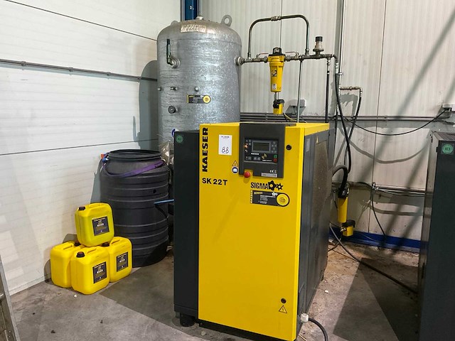 2014 kaeser sk22t schroefcompressor - afbeelding 6 van  9