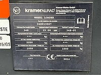 2014 kramer allrad 348-01 wiellader - afbeelding 26 van  35