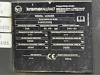 2014 kramer allrad 750-346 wiellader - afbeelding 29 van  39