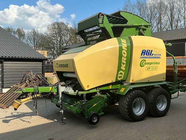 2014 krone comprima cf 155xc ronde balen pers met wikkelaar - afbeelding 1 van  53