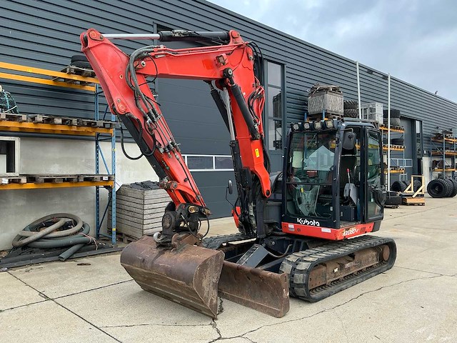2014 kubota kx080-4 rupsgraafmachine - afbeelding 12 van  31
