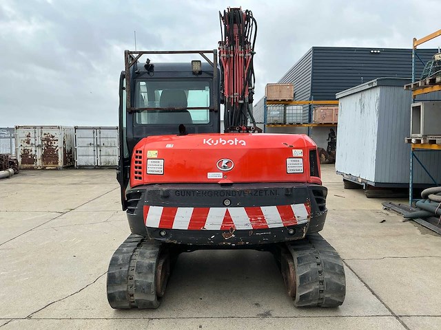 2014 kubota kx080-4 rupsgraafmachine - afbeelding 28 van  31