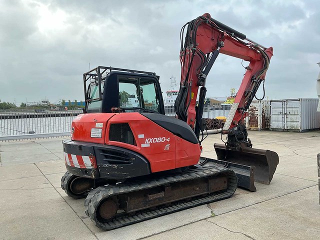 2014 kubota kx080-4 rupsgraafmachine - afbeelding 30 van  31