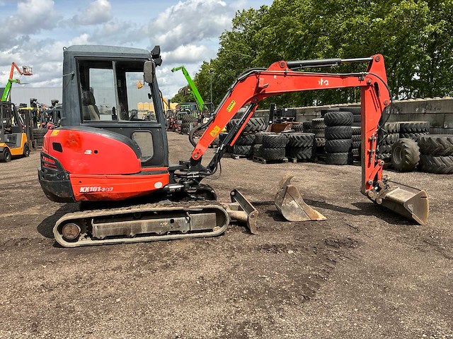 2014 kubota kx101-3cx3 minigraafmachine - afbeelding 44 van  47