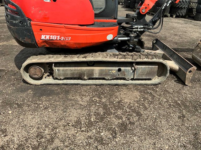 2014 kubota kx101-3cx3 minigraafmachine - afbeelding 3 van  30