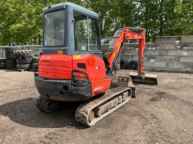 2014 kubota kx101-3cx3 minigraafmachine - afbeelding 27 van  30