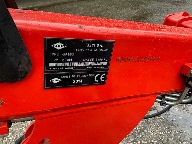 2014 kuhn ga 9531 zwadhark - afbeelding 16 van  23