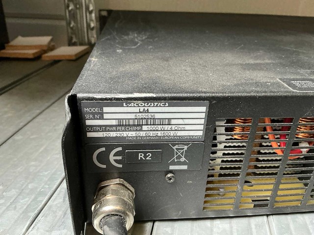 2014 l'acoustics la4 versterker - afbeelding 4 van  4