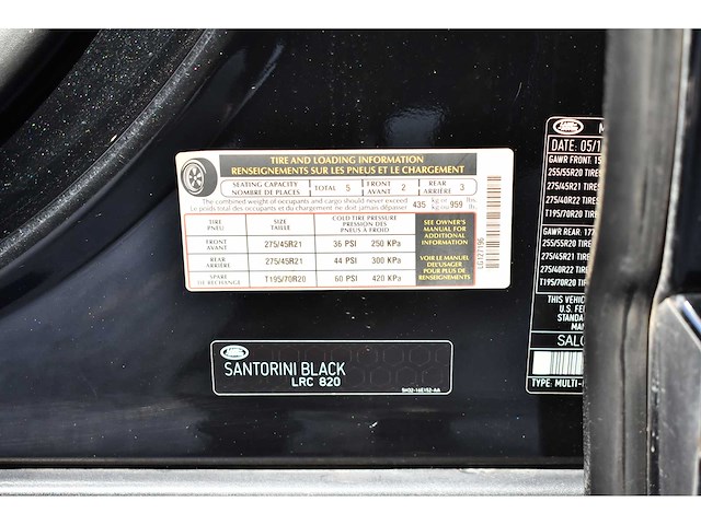 2014 land rover range rover (l405) suv 5,0l supercharged v8 - 2014 - btw auto - afbeelding 53 van  80