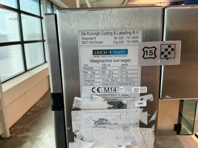 2014 leich + mehl paw 2000-s weeg- en labelsysteem - afbeelding 8 van  17