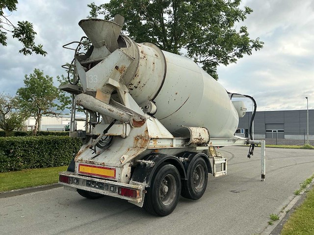 2014 liebherr sf34 10 m³ betonmixer-oplegger - afbeelding 16 van  19