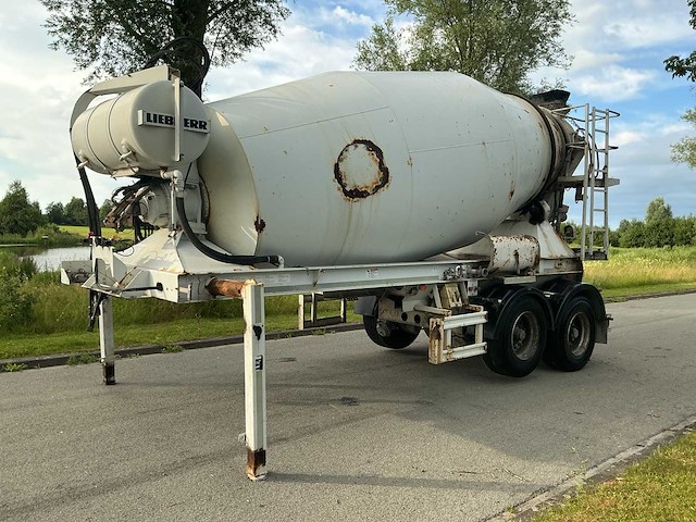 2014 liebherr sf34 10 m³ betonmixer-oplegger - afbeelding 1 van  3