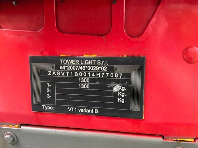 2014 light towe vt1230 mobiele lichtmast - afbeelding 7 van  8