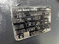 2014 linde e16h-01 vorkheftruck - afbeelding 7 van  15