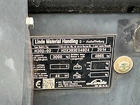2014 linde h30d vorkheftruck - afbeelding 2 van  10